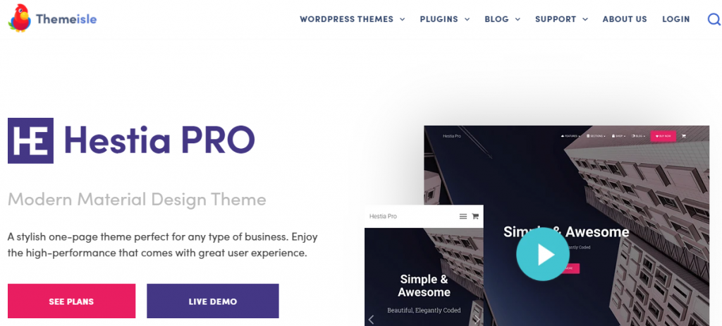 Hestia Pro - Multipurpose WordPress Theme