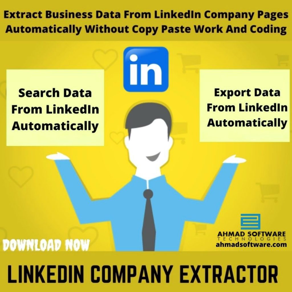 Extract Business Data From LinkedIn Company Pages Automatically Without Copy Paste Work And Coding