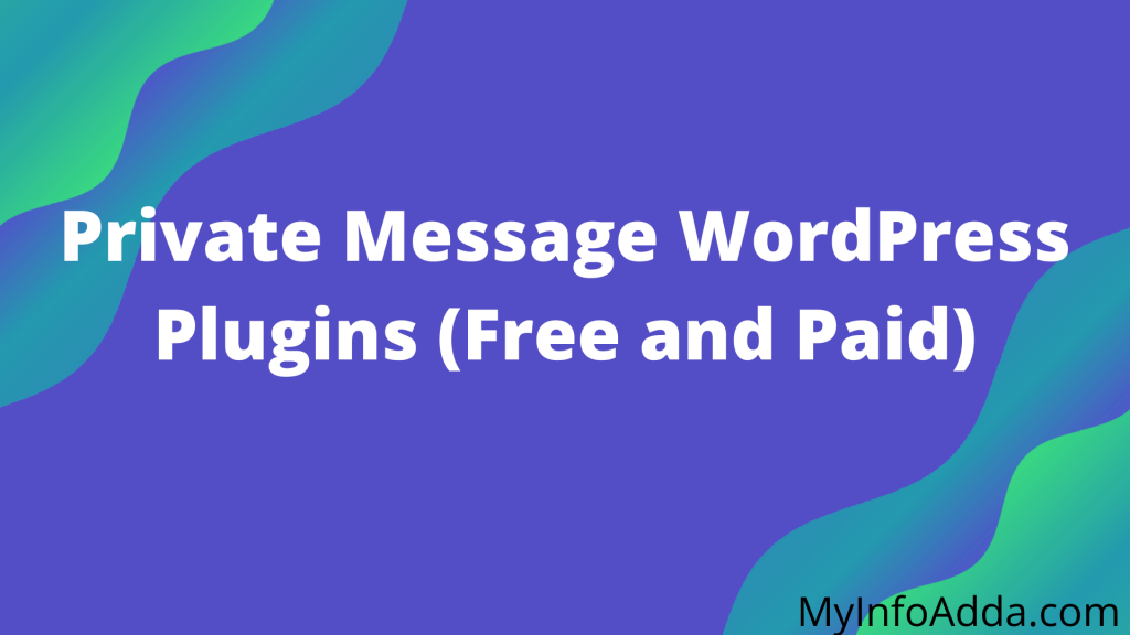 Private Message WordPress Plugins (Free and Paid) (1)