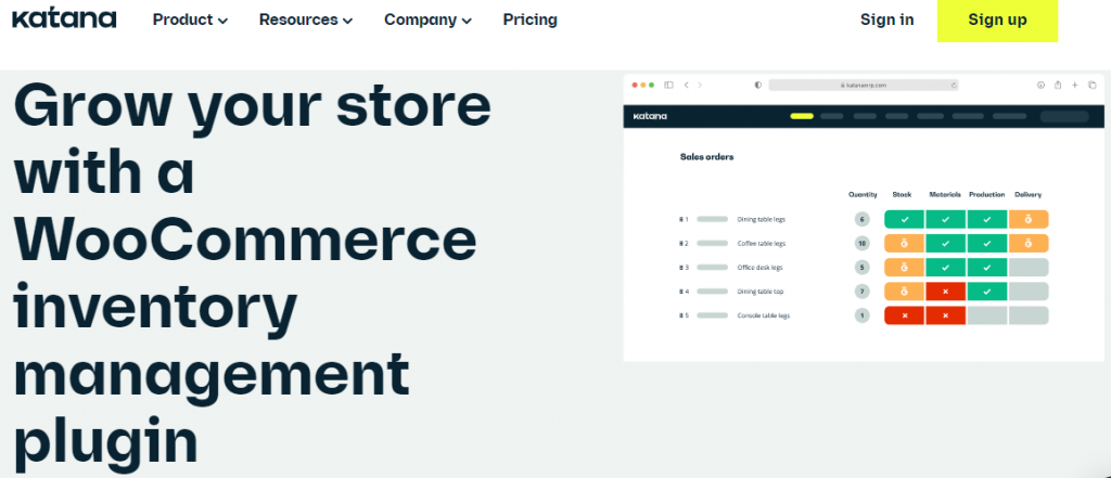 Katana- WooCommerce inventory management WordPress plugin