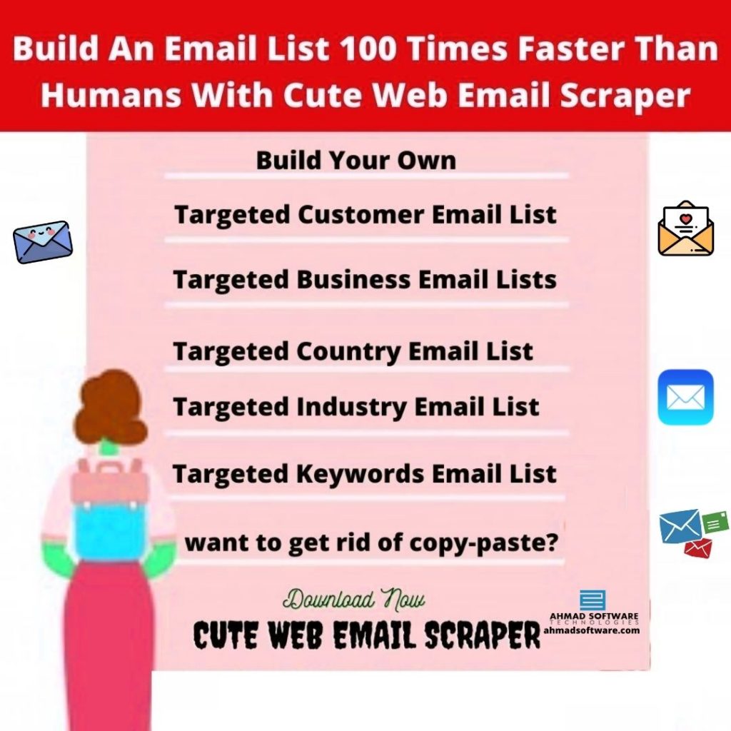 Build An Email List 100 Times Faster Than Humans With Cute Web Email Scraper