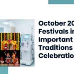 October 2026 Festivals in India